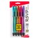 Pentel RSVP RazzleDazzle Ballpoint Pen 10mm Medium Line Black Ink Pack of 5 BK91RDBP5M