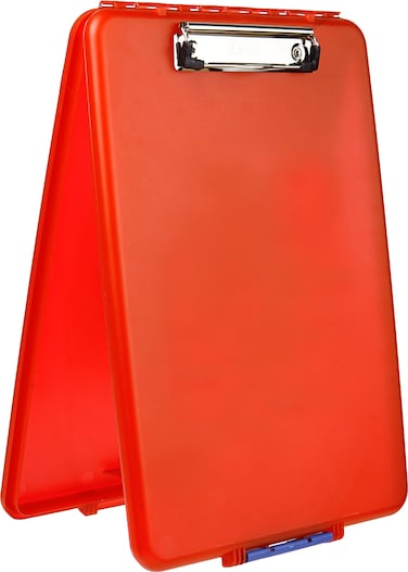 Dexas Slimcase Storage Clipboard Red