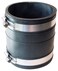 Fernco P106033 Flexible PVC Coupling For 3 Plastic Socket to Socket Plumbing Connections