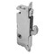 PrimeLine E 2199 Stainless Steel Mortise Lock  Adjustable SpringLoaded Hook Latch for Sliding Patio Doors Made of Wood Aluminum  Vinyl 31116 45 Degree Keyway Round Face Single Pack