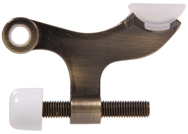 Hardware Essentials 852922 Hinge Pin Door Stops Solid and Hollow Doors Antique Brass 1 Count Pack of 1
