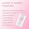 Young Nails Acrylic Speed Powder Clear 660 Gram