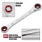 Powerbuilt 641760 Ratcheting Double BoxEnd EStar Wrench  E10E12