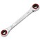 Powerbuilt 641760 Ratcheting Double BoxEnd EStar Wrench  E10E12