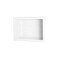 Swanstone AS01075010 Solid Surface Single Shower Shelf 4125 L x 75 H x 1075 H White