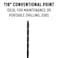 Drill America  DWDDL8X18 18 x 8 High Speed Steel Extra Long Drill Bit DWDDL Series