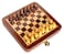 StonKraft  7 x 7  Wooden Travel Folding Small Chess Game Board Set  Wooden Magnetic Crafted Pieces