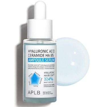 APLB Hyaluronic Acid Ceramide HA B5 Ampoule Serum  HYALURONIC HA B5 CEN 374 135 FLOZKorean Skincare Long lasting moisturizing Revitalize for gentle and improve skin texture