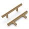 Hickory Hardware Bar Pulls Collection Pull 212 Inch 64mm Center to Center Champagne Bronze Finish 10 Pack
