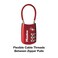 Master Lock 4688D Set Your Own Combination TSA Approved Luggage Lock 1 Pack Red