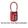 Master Lock 4688D Set Your Own Combination TSA Approved Luggage Lock 1 Pack Red
