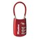 Master Lock 4688D Set Your Own Combination TSA Approved Luggage Lock 1 Pack Red
