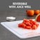 Dexas NSF Polysafe PastryCutting Board with Well 15 by 20 inches White