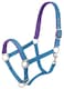 Tough 1 Nylon Padded Halter with Satin Hardware Turquoise Horse