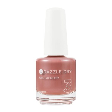 Dazzle Dry Nail Lacquer Step 3  Day Dreaming  A nude mauve with shimmer dusting Full coverage shimmer 05 fl oz