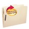 Smead Poly Fastener Folder 2 Fasteners 13Cut Tab Letter Size Manila 24 per Box 10545