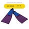 Long Floating Fin Jr 68 BluePurple