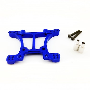 Atomik RC Alloy Front Shock Tower Blue fits the Traxxas 110 Slash 4X4 and Other Traxxas Models  Replaces Traxxas Part 6839