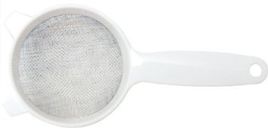 Fox Run Stainless 8in Strainer White