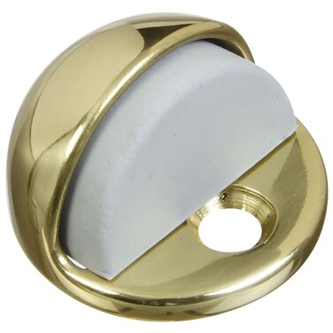 National Hardware N198077 V1936 Floor Door Stop in Solid Brass