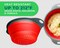 Ultimate Kitchen Strainers Set of 2  Collapsible Silicone Colanders For Easy Storage by Comfify  Use with Pasta  Veggies or as a Fruit or Berry Bowl with Strainer  Irreplaceable for Campers  Red