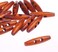 COTOWIN 20pcs Paint Wood Toggle Buttons Sewing Craft DIY Accessory2 x 12 Inch 49 mm x 13 mm