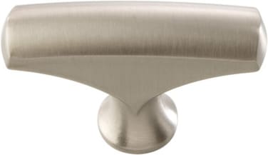 Hickory Hardware 1 Pack Solid Core Kitchen Cabinet Knobs Luxury Cabinet and Dresser Knobs Handle Pulls for Doors  Drawers 134 Inch Stainless Steel Greenwich Collection