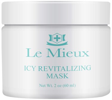 Le Mieux Icy Revitalizing Mask  Cooling Soothing Clay Face Mask with French Green Clay  Amazon White Clay Facial Mask for Oily  Blemish Prone Skin 2 oz  60 ml