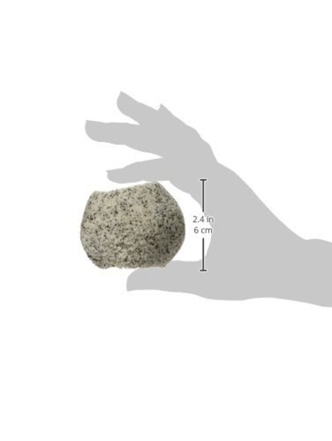 PennPlax DecoReplicas Granite Aquarium Ornament  Hideaway  Realistic Stone Appearance  Safe for Freshwater and Saltwater Tanks  Small Size White RR1071