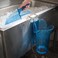 San Jamar SafTScoop Ice Scoop with Storage Caddy for Kitchens Restaurants And Fast Food Plastic 20 To 24 Ounces Blue