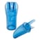 San Jamar SafTScoop Ice Scoop with Storage Caddy for Kitchens Restaurants And Fast Food Plastic 20 To 24 Ounces Blue
