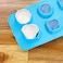 Fairly Odd Novelties Jewels Diamond Gem Flexible Shape 6 Ice Cube Tray Mold Blue Rubber Novelty Gag Gift One Size