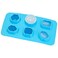 Fairly Odd Novelties Jewels Diamond Gem Flexible Shape 6 Ice Cube Tray Mold Blue Rubber Novelty Gag Gift One Size
