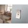 Franklin Brass 64928 Concave Double Toggle Switch Wall Plate  Switch Plate  Cover Satin Nickel