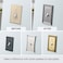 Franklin Brass 64928 Concave Double Toggle Switch Wall Plate  Switch Plate  Cover Satin Nickel