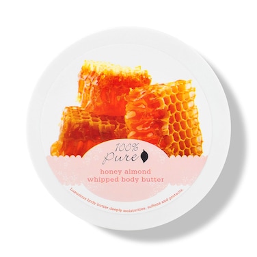 100 PURE Honey Almond Whipped Body Butter Body Lotion for Dry Skin Made with Shea Butter Cocoa Butter Moisturizing Body Cream Natural Lotion  34 oz