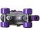 Chicago Skates Kids Adjustable Quad Roller Skates  Purple  Medium CRS210MD