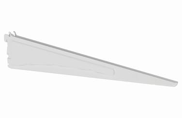 ClosetMaid 2854 ShelfTrack Locking Shelf Bracket for 16 in Deep Wire Shelving for Adjustable Closet Systems 1Pack White