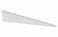 ClosetMaid 2854 ShelfTrack Locking Shelf Bracket for 16 in Deep Wire Shelving for Adjustable Closet Systems 1Pack White
