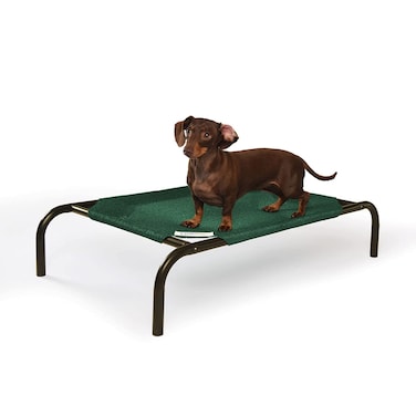 Coolaroo The Original Cooling Elevated Pet BedBrunswick Green Small