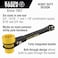 Klein Tools KT155HD HeavyDuty 6In1 Linemans Ratcheting Wrench with Bolt Through Design and Bright Yellow Socket