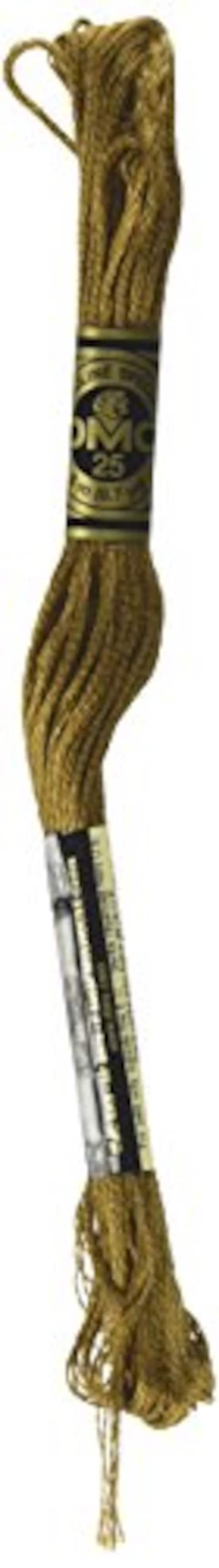 DMC 117829 6 Strand Embroidery Cotton Floss Very Dark Golden Olive 87Yard