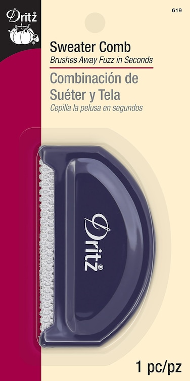 Dritz Sweater Comb Fabric Care Dark Navy Blue