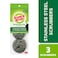 ScotchBrite Stainless Steel Scrubber Dish Scrubbers for Cleaning Kitchen and Household Steel Scrubbers for Cleaning Dishes 3 Scrubbers