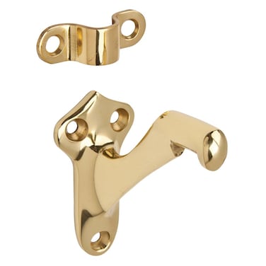Ives by Schlage 59A3 Schlage Sp Handrail Bracket 21316 in L X 112 in W Aluminum Bright Brass