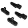 Perko Door Catches  Black Nylon  Pair