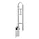 Moen Stainless Safety 30Inch FlipUp Bathroom Grab Bar with Integrated Toilet Paper Holder Wall Mounted Support for Handicapped or Elderly R8962FD