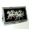 Mother of Pearl Horse Design Business Credit Name Id Card Case Holder Metal Stainless Steel Engraved Slim Money Wallet
