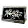 Mother of Pearl Horse Design Business Credit Name Id Card Case Holder Metal Stainless Steel Engraved Slim Money Wallet