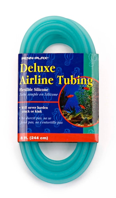 PennPlax Deluxe Airline Tubing for Aquariums  Made of Durable Silicone  Safe for Freshwater and Saltwater Fish Tanks  8 Feet